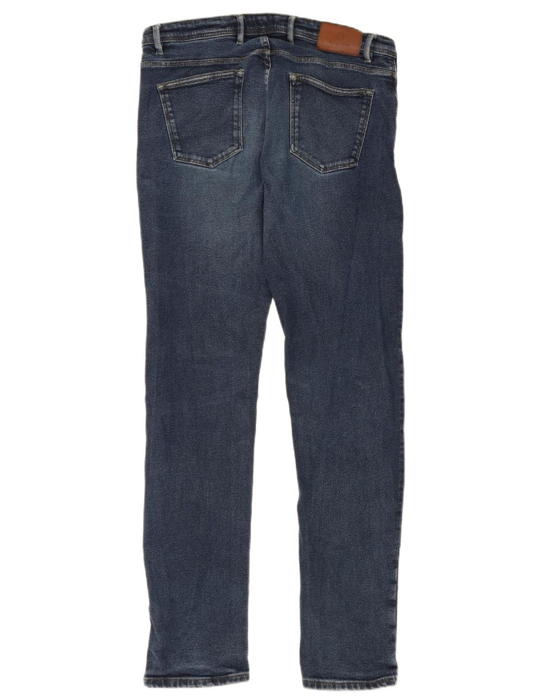 Мужские узкие джинсы Massimo Dutti EU 42, большие W32 L31, синий хлопок