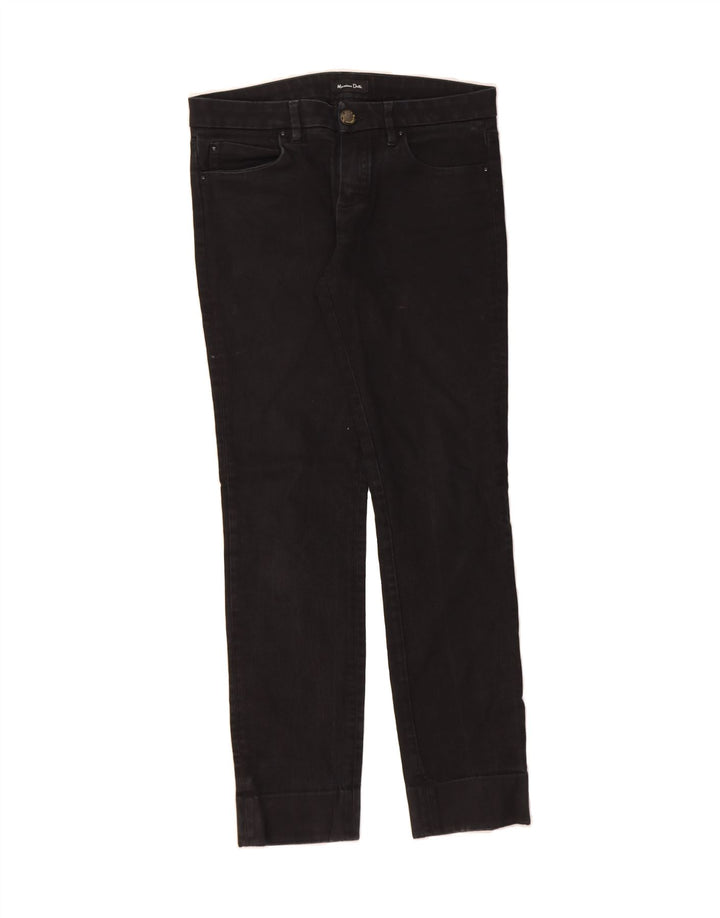 MASSIMO DUTTI Womens Slim Jeans EU 38 Small W32 L28 Black Cotton Vintage Massimo Dutti and Second-Hand Massimo Dutti from Messina Hembry 