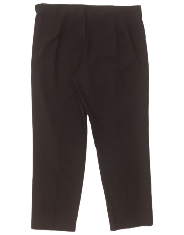 Женские прямые повседневные брюки Marks & Spencer UK 18 XL W38 L28 черные