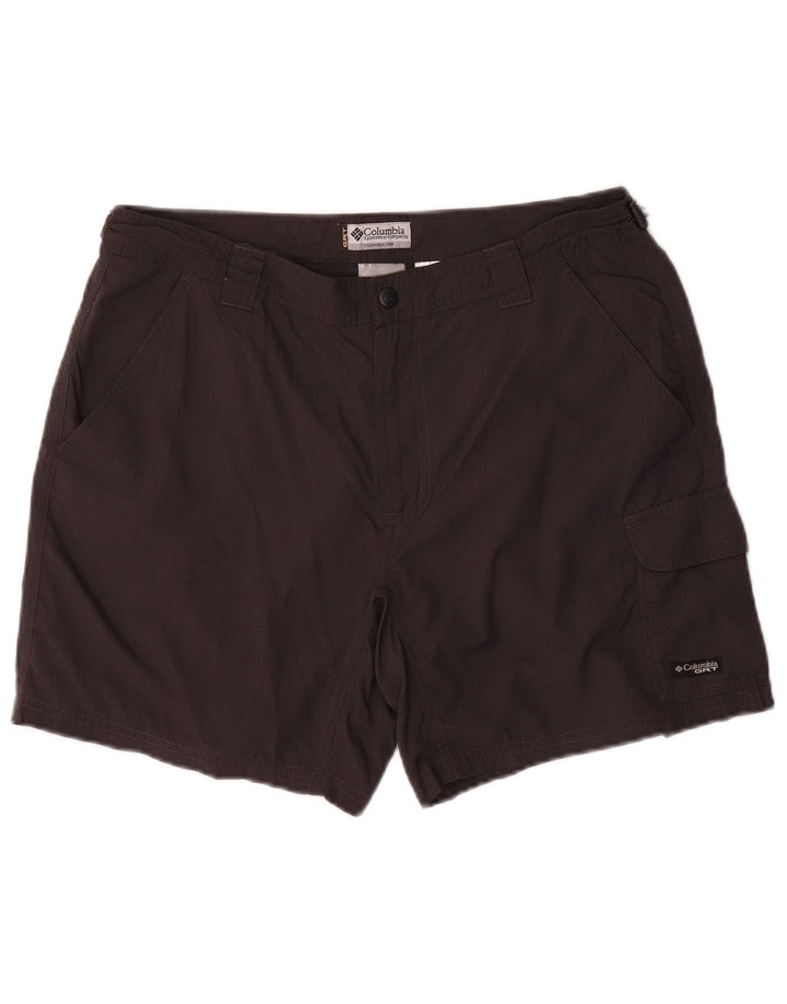 Женские шорты-карго COLUMBIA US 12, большие W32, черный нейлон