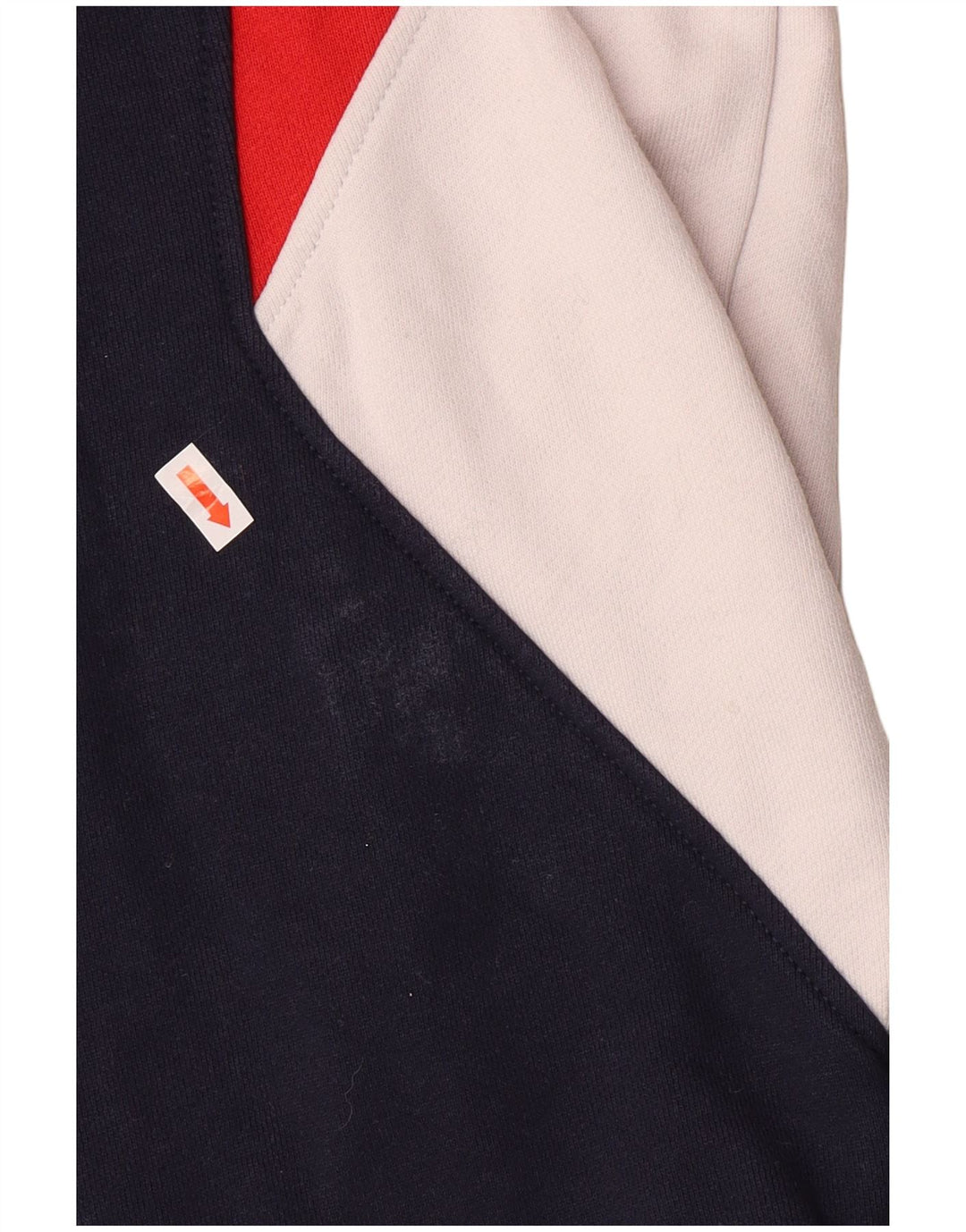 TOMMY HILFIGER Мужской свитшот с графическим рисунком, средний темно-синий с цветными блоками