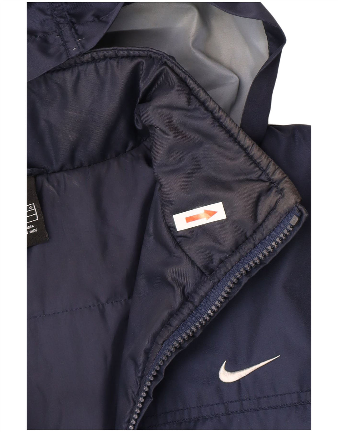Ветровка с капюшоном и графическим рисунком Nike для мальчиков, 12–13 лет, большая, темно-синяя