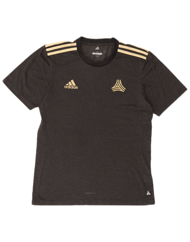 Мужская футболка ADIDAS Climalite, маленький серый полиэстер