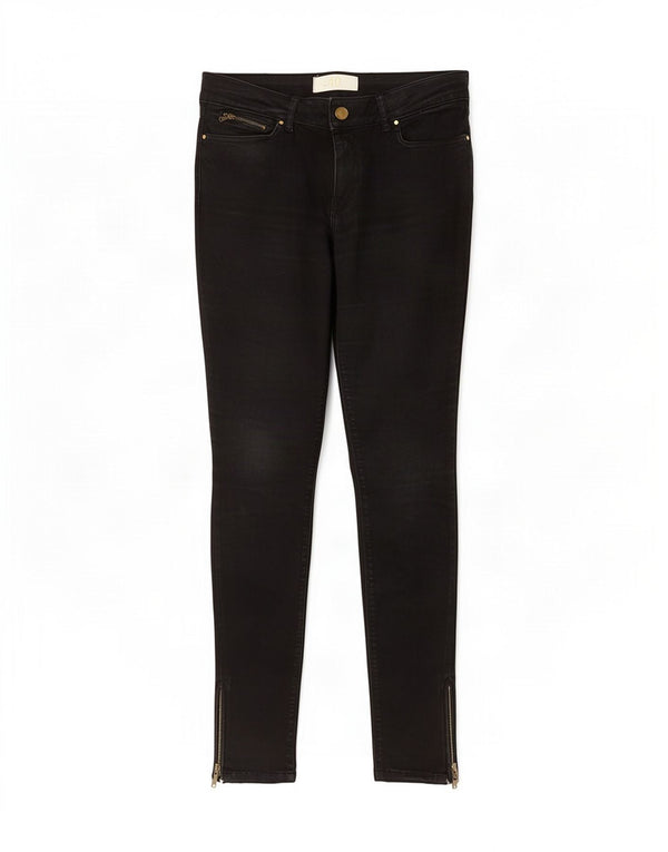Женские джинсы скинни Zara EU 40 Medium W30 L29, черный хлопок