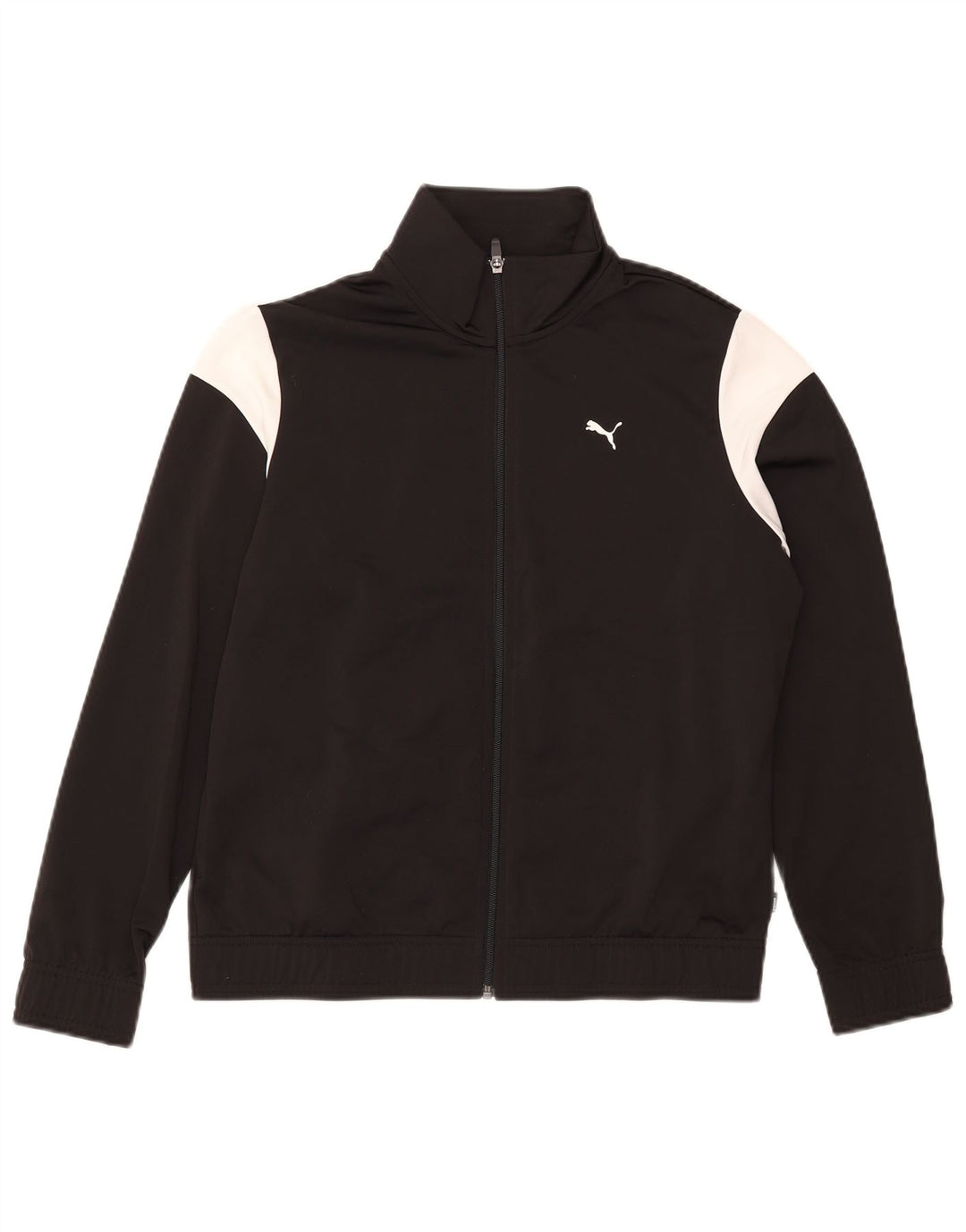 Женский спортивный костюм PUMA UK 14, средний черный, полиэстер с цветными блоками