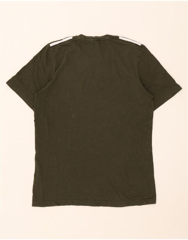 Мужская футболка Adidas Top Small Khaki Cotton