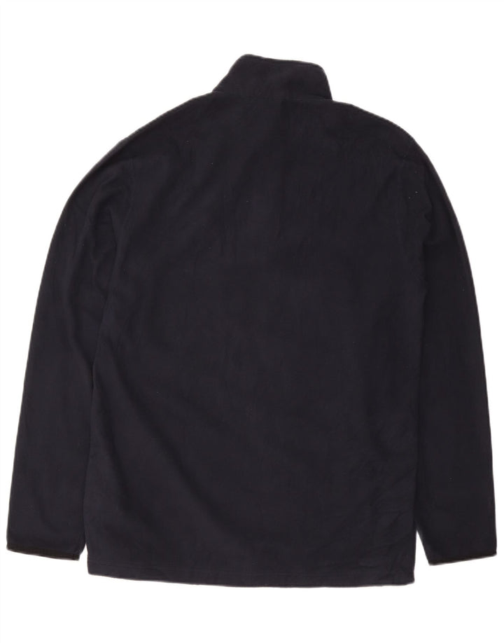 Мужской флисовый джемпер Champion с воротником на молнии, большой размер, темно-синий, полиэстер