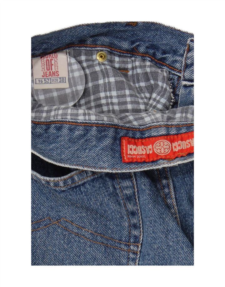 Мужские прямые джинсы Casucci W32 L25 синие из полиэстера