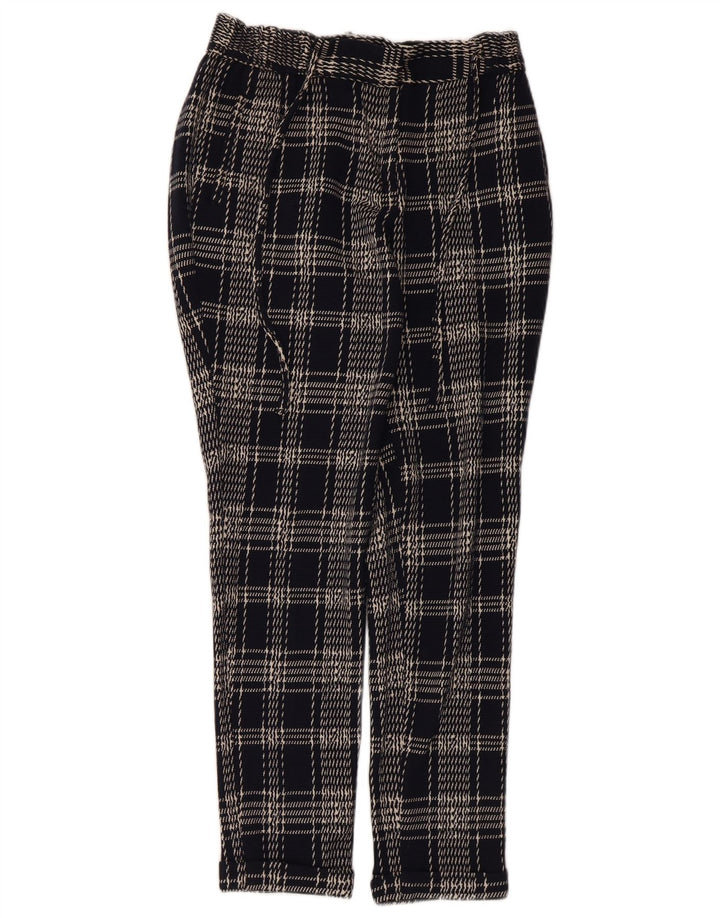 Брюки-чиносы Massimo Dutti женские EU 40 Medium W30 L27 Черные в клетку