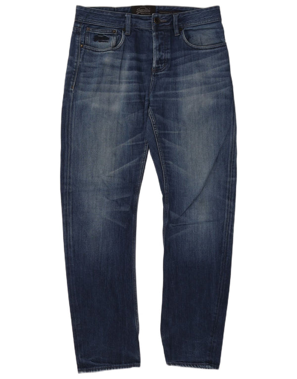 Мужские свободные джинсы Superdry Copperfill W32 L32, синий хлопок