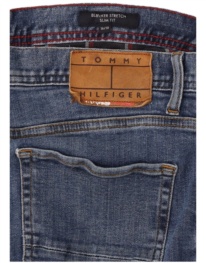 Мужские джинсы Tommy Hilfiger Bleecker Slim W36 L10, синий хлопок