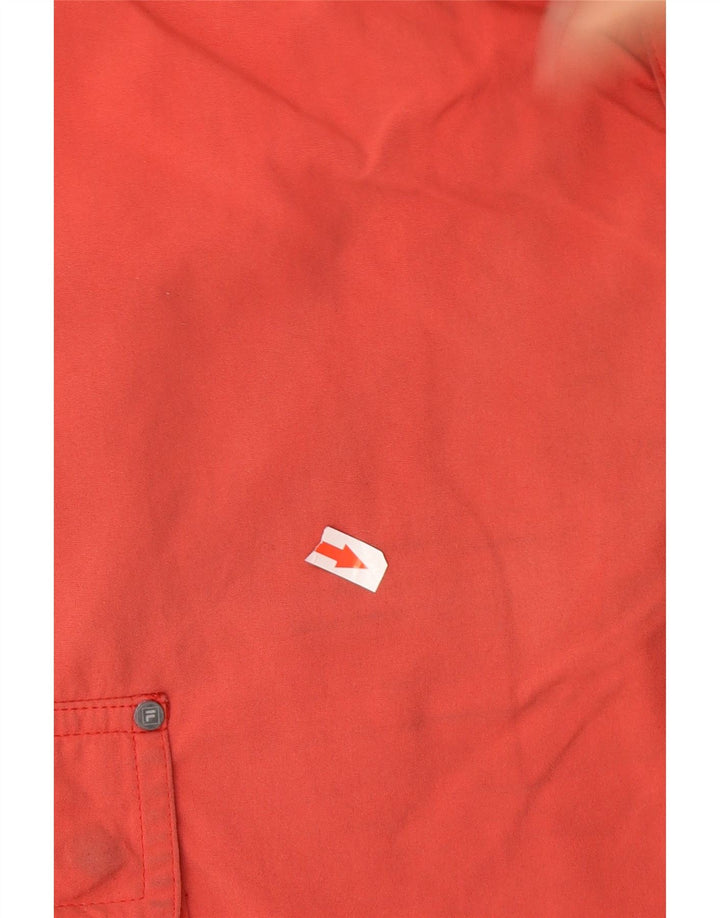 Fila Мужские шорты-карго Medium W32 Красные