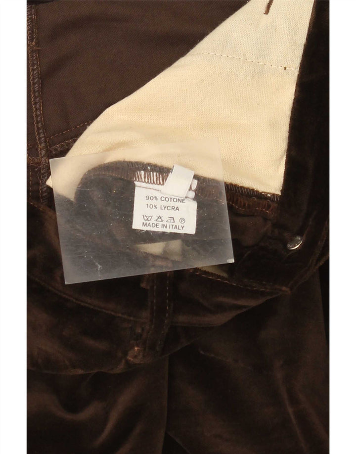 Женская юбка-карандаш Blumarine IT 44 Medium W28 Коричневый хлопок