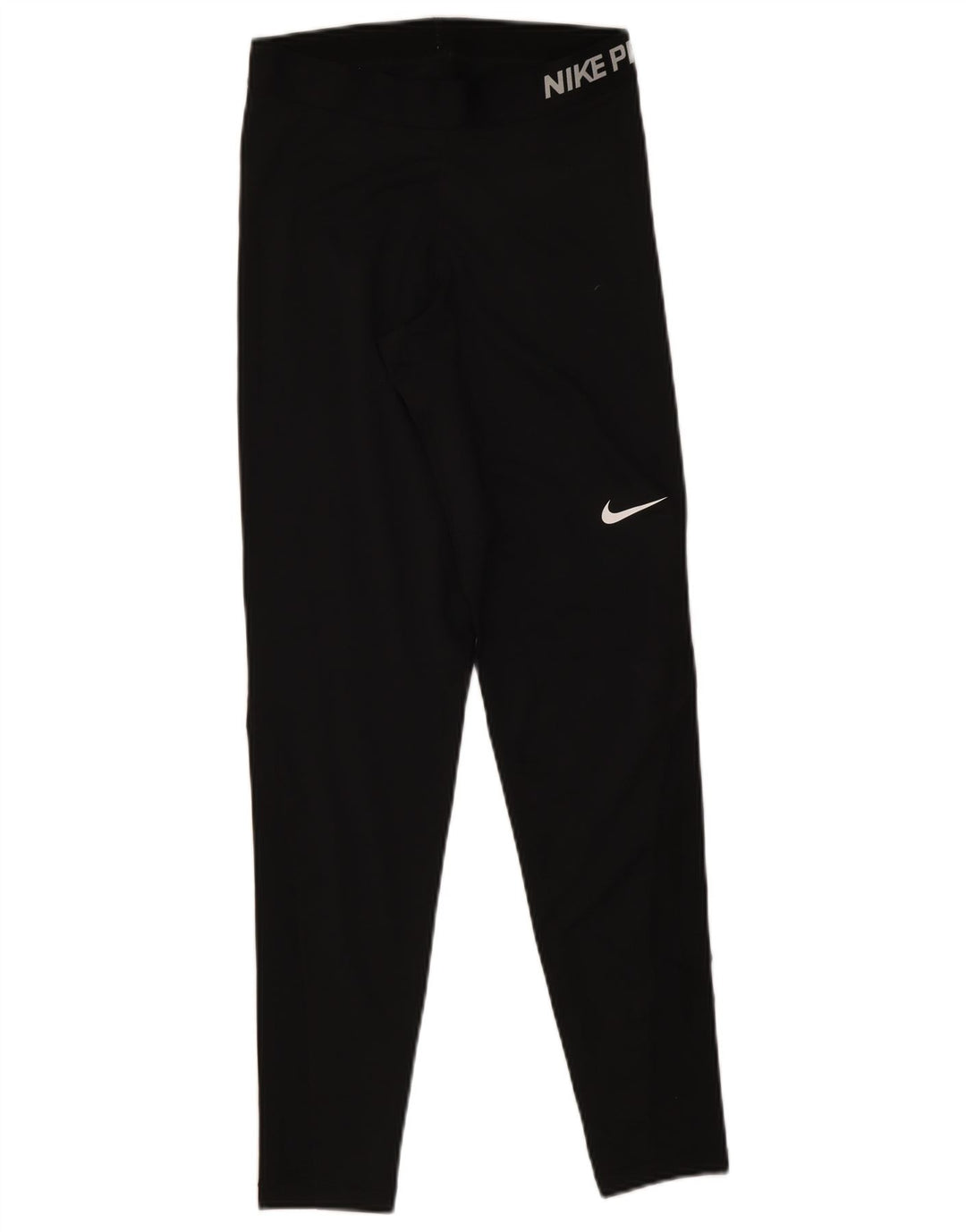 Женские леггинсы с рисунком Nike Dri Fit UK 12, средний черный, полиэстер