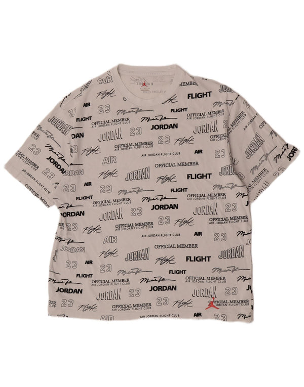 Мужская футболка с рисунком Jordan Top XL, белый хлопок