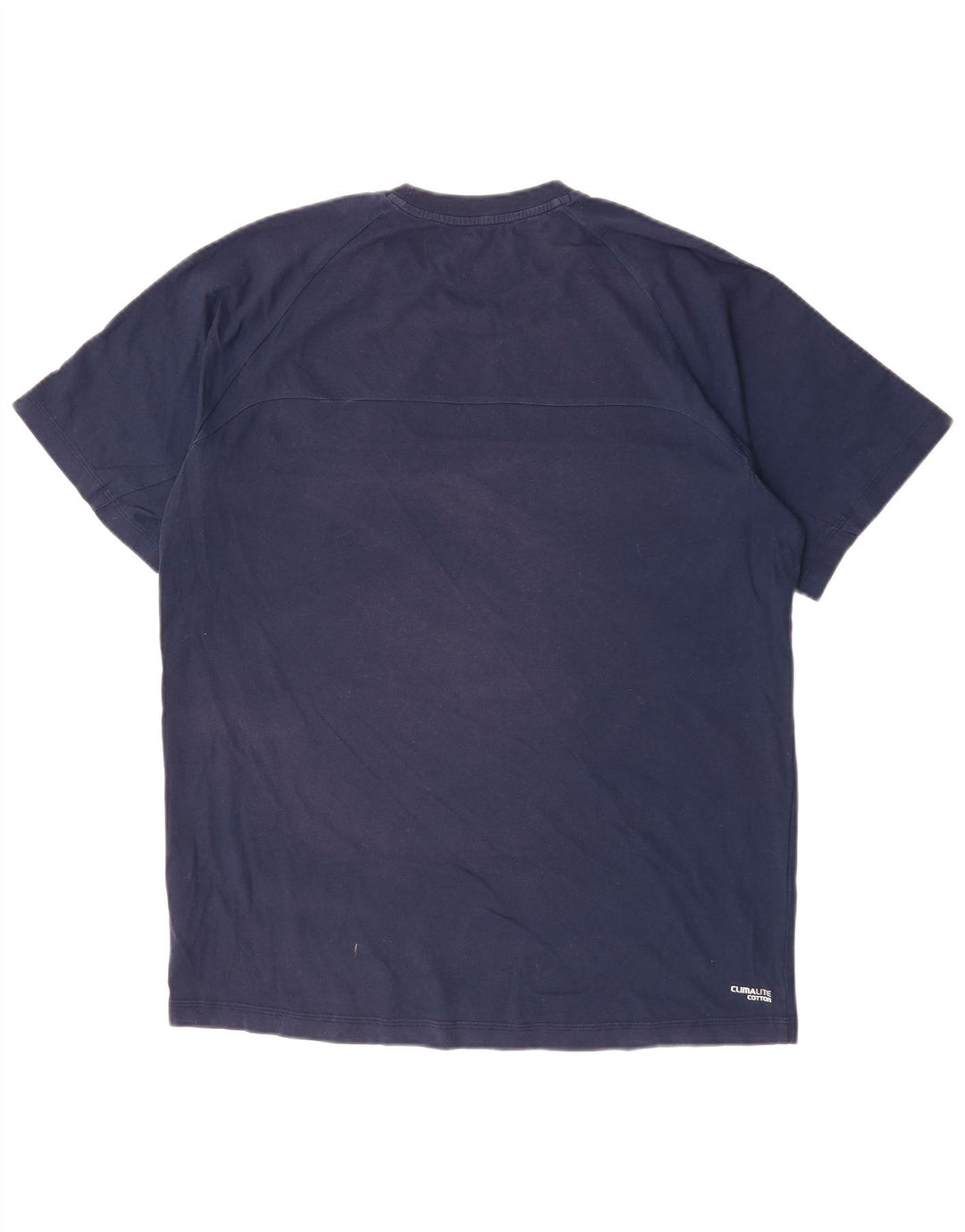 Мужская футболка Adidas Climalite с рисунком Top XL Темно-синий полиэстер