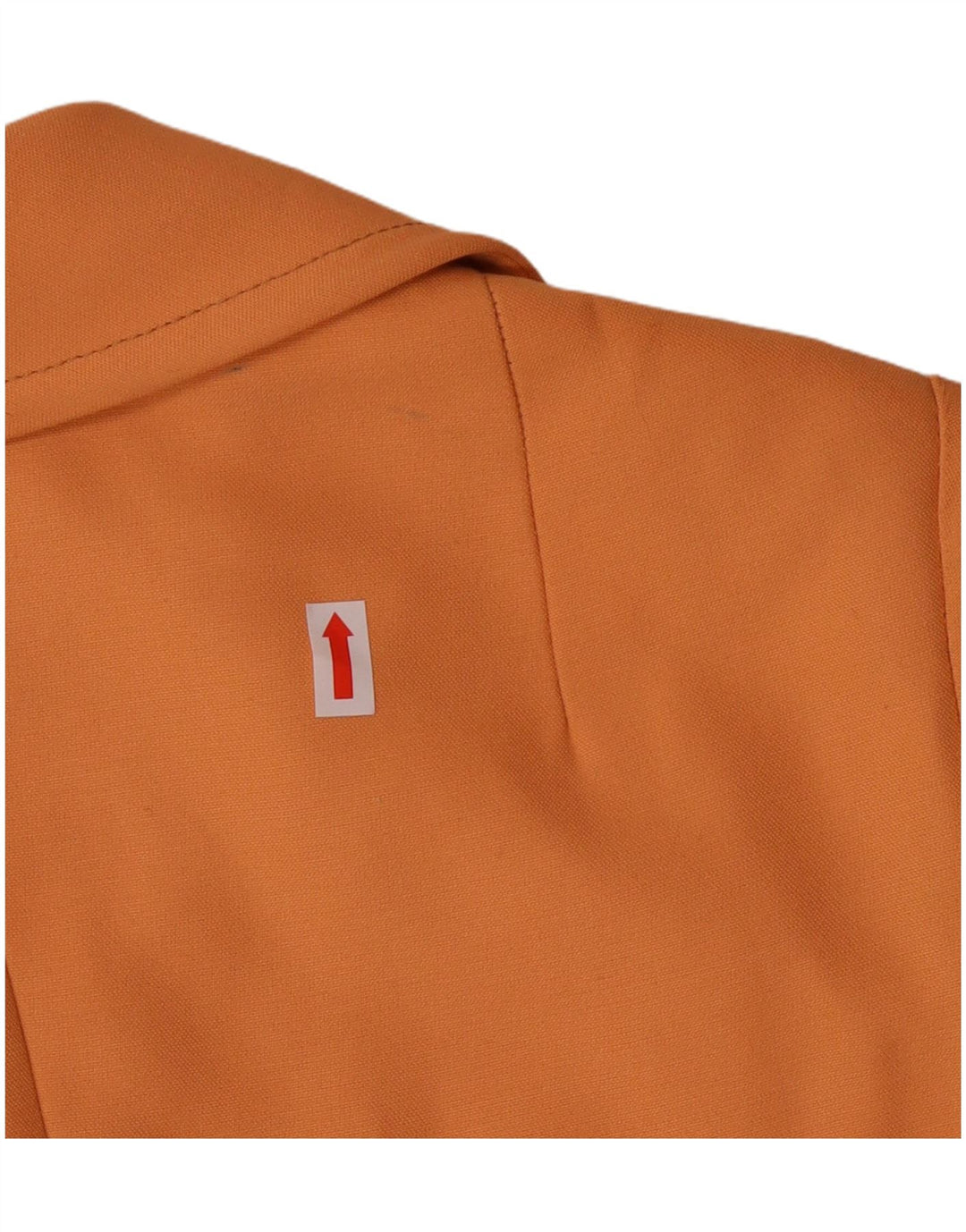 Винтажный женский пиджак на 3 пуговицах IT 42, средний оранжевый вискоза