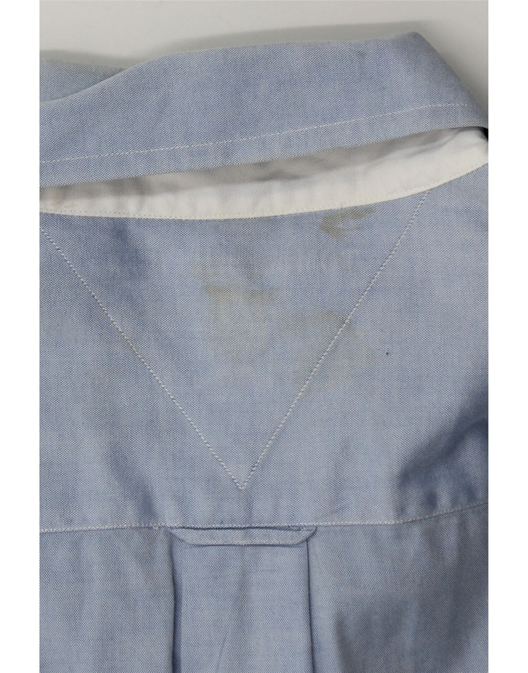 Мужская рубашка Tommy Hilfiger, размер 16, большая синяя хлопковая