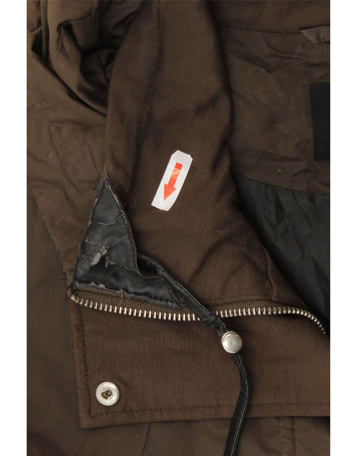 Женская парка большого размера Zara UK 10, маленький цвет хаки