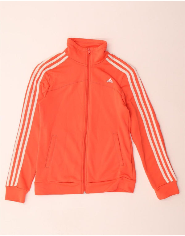 Женская спортивная куртка ADIDAS Climalite UK 8/10, маленькая оранжевая