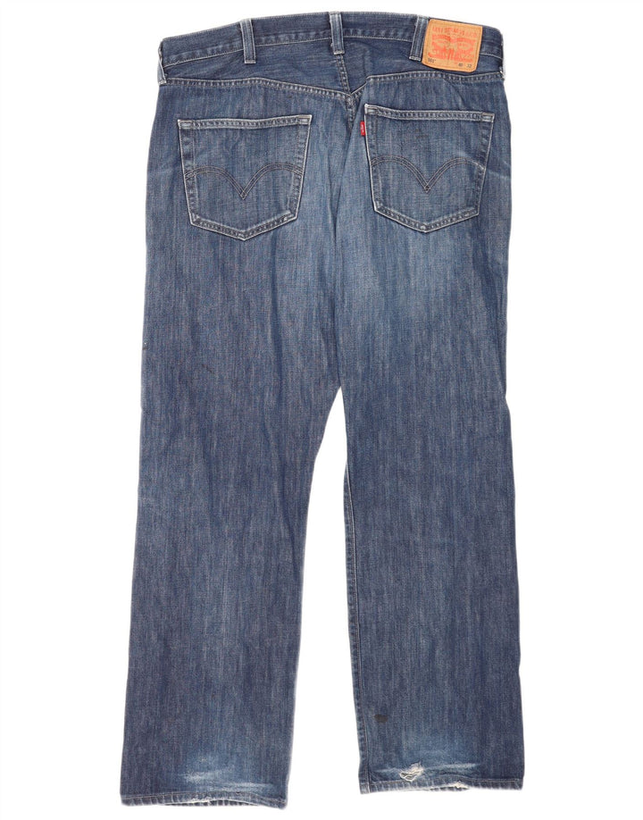 Мужские прямые джинсы Levi's W40 L32 синие классические