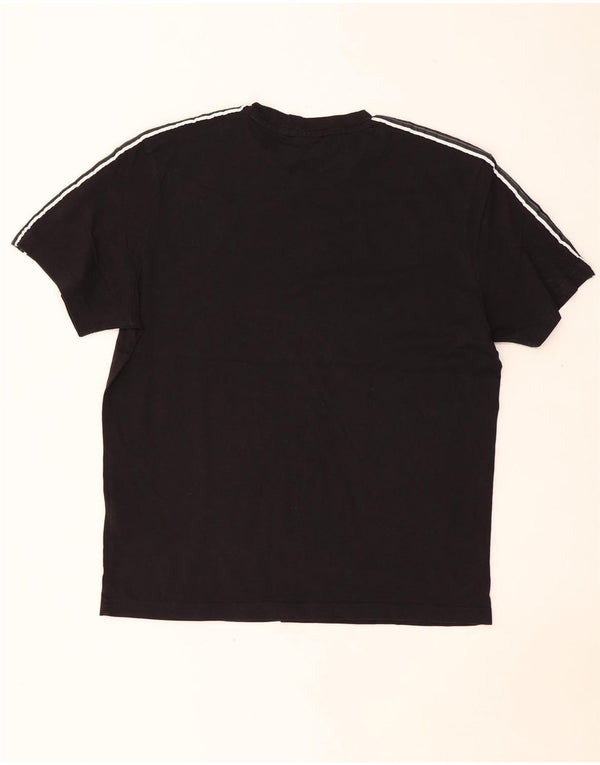 Мужская футболка с рисунком CHAMPION, большая черная хлопковая футболка