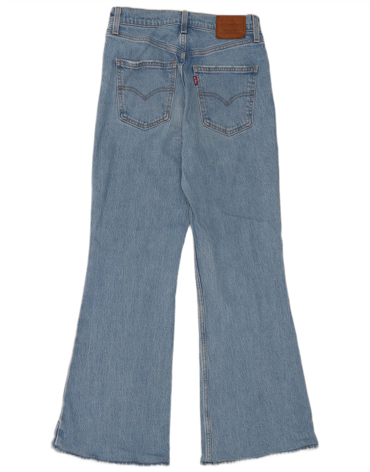Женские расклешенные джинсы Levi's с высокой посадкой W26 L27, синий хлопок