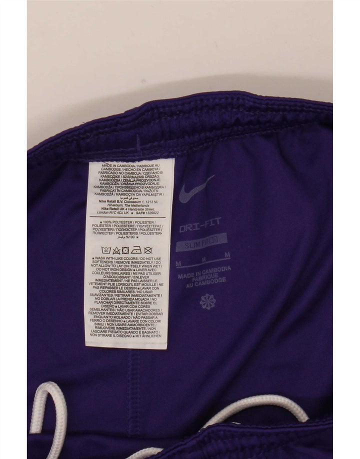 Мужские спортивные шорты Nike Dri Fit Slim из полиэстера среднего фиолетового цвета