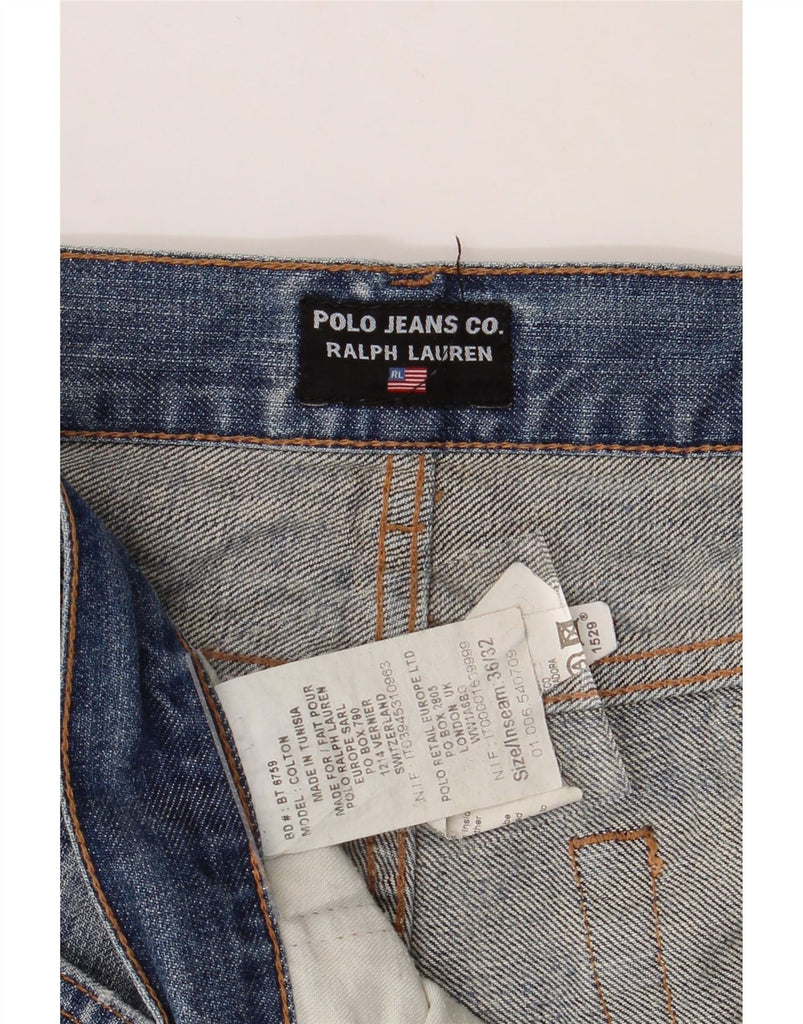 RALPH LAUREN Mens Straight Jeans W36 L32 Blue Cotton Vintage Ralph Lauren and Second-Hand Ralph Lauren from Messina Hembry 