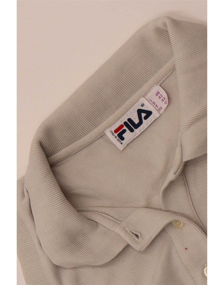 Женская рубашка поло без рукавов Fila США 12, большая серая