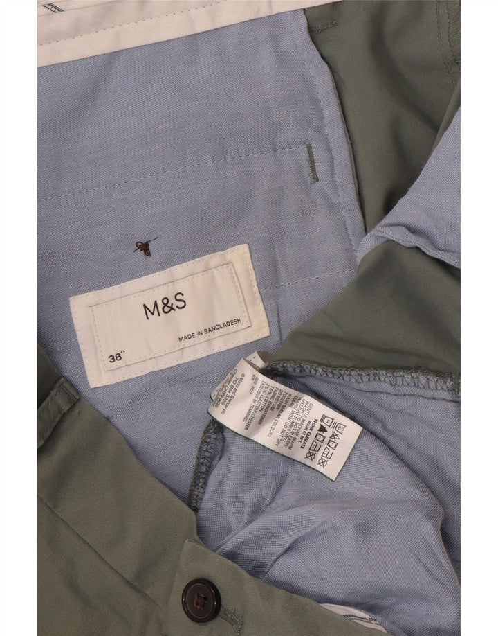 Мужские шорты чинос Marks & Spencer W38 XL, хаки, хлопок
