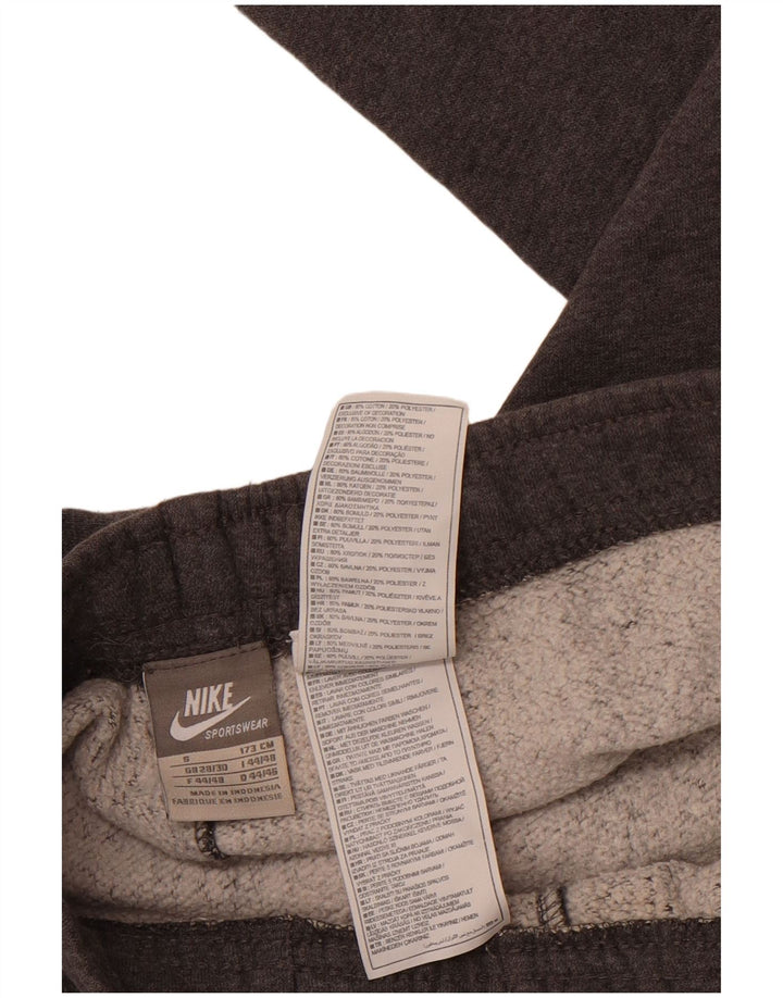 Мужские спортивные брюки с графическим рисунком Nike, маленькие серые хлопковые спортивные брюки для бега