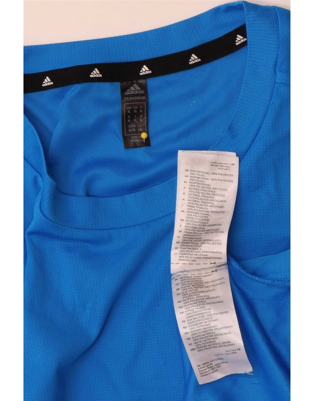 Adidas Мужская футболка Aeroready Top XL Синий Полиэстер