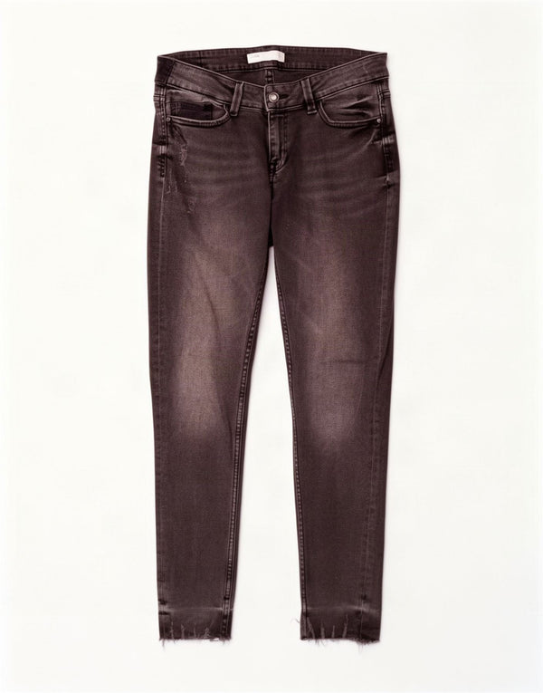 Женские джинсы скинни Zara EU 36 XS W26 L26 Серые