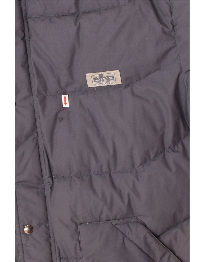 ELHO Mens Padded Coat IT 52 XL Grey Polyester Vintage Elho and Second-Hand Elho from Messina Hembry 