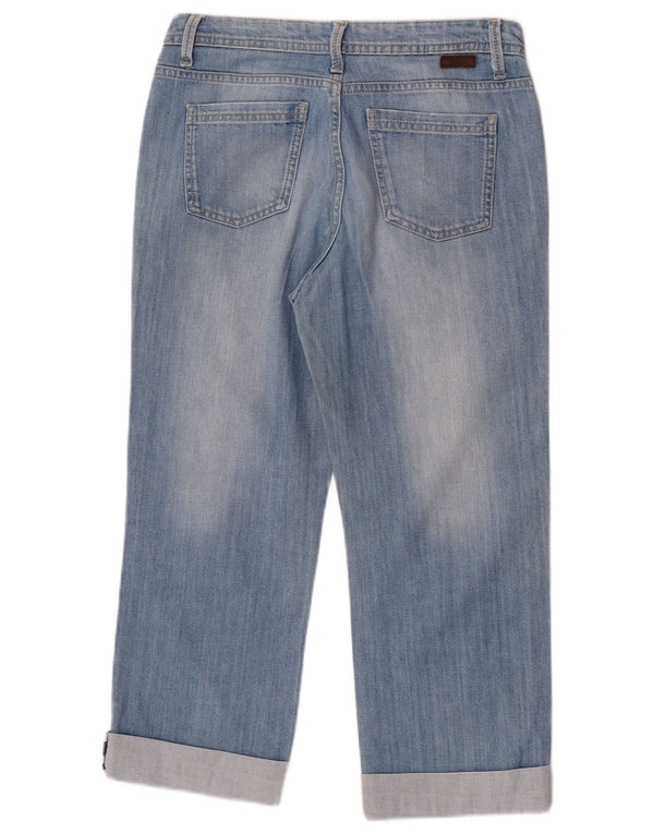 Женские прямые джинсы-капри Boden UK 10, маленькие W30 L23, синие, хлопок