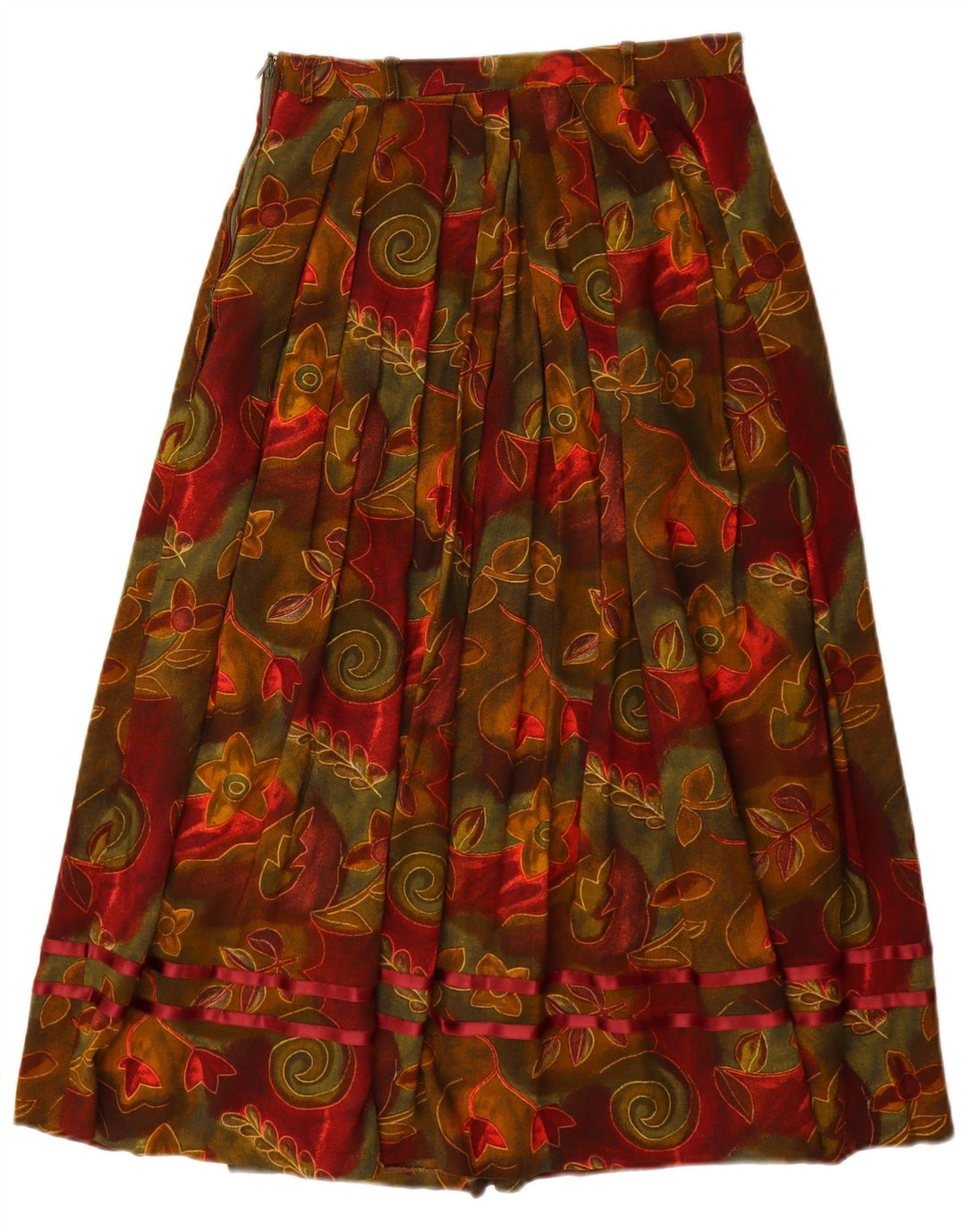 ORIGINAL ALPEN TRACHTEN Женская юбка-трапеция EU 38 Medium W26 Бордовый