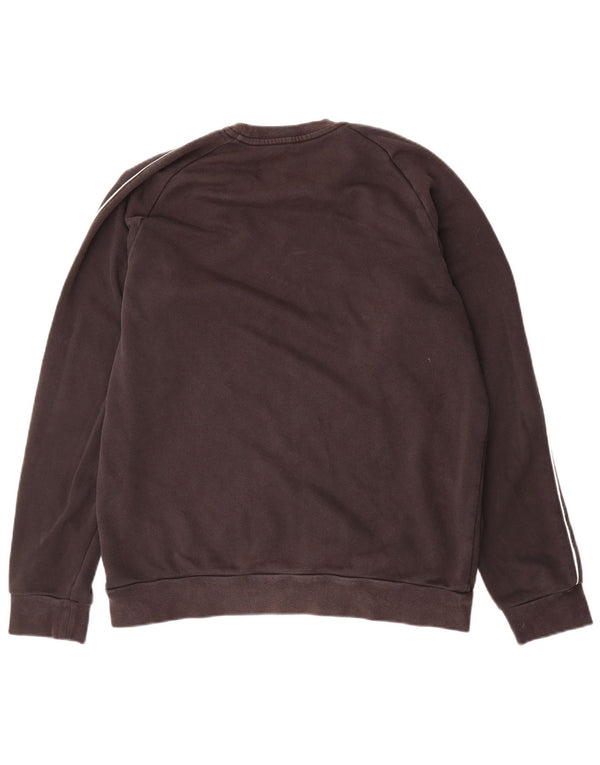 Мужской свитер Adidas, большой черный хлопковый джемпер