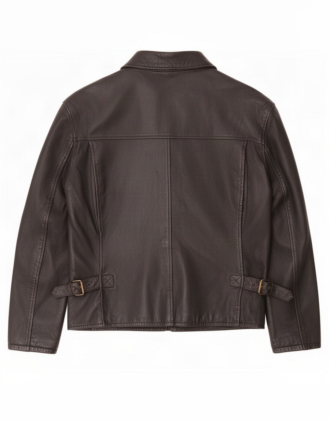 Винтажная мужская кожаная куртка UK 42 XL, черная