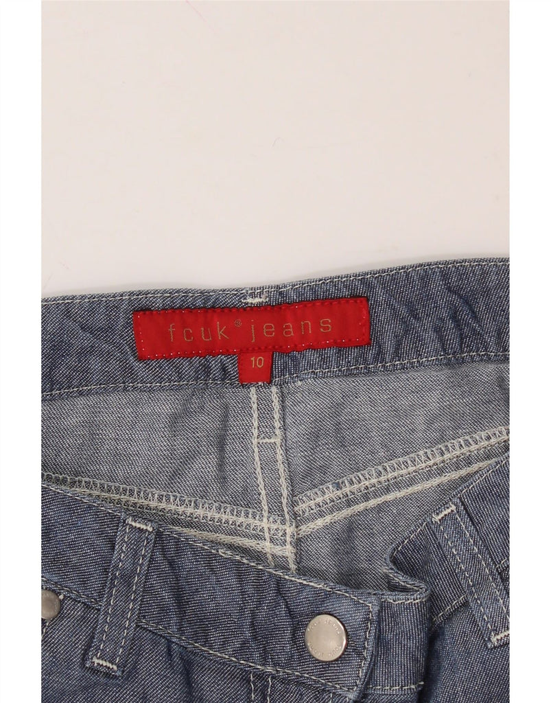 FCUK Womens Denim Skirt UK 10 Small W28  Blue Cotton Vintage Fcuk and Second-Hand Fcuk from Messina Hembry 