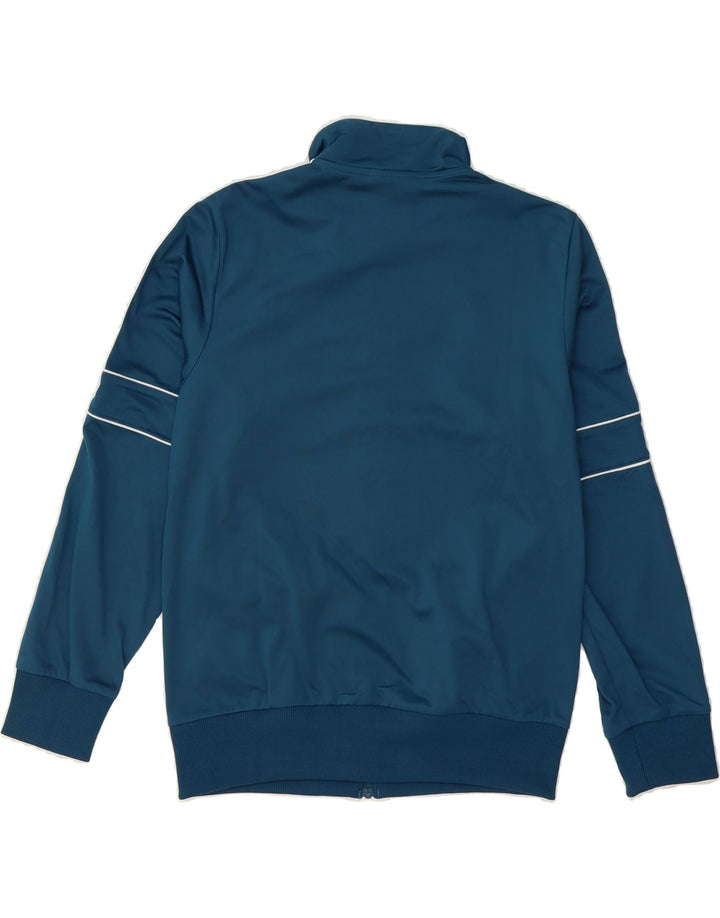 LOTTO Womens Graphic Tracksuit Top Jacket UK 14 Large Blue Polyester Vintage Lotto and Second-Hand Lotto from Messina Hembry 