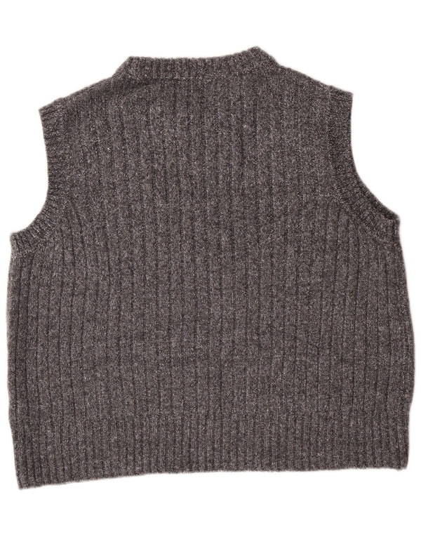 Женская укороченная майка MARKS & SPENCER UK 16, большой серый полиэстер