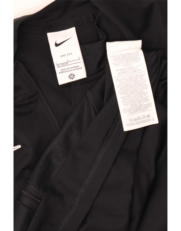 Спортивный костюм Nike для мальчиков Dri Fit, верхняя куртка, 12–13 лет, большой черный полиэстер