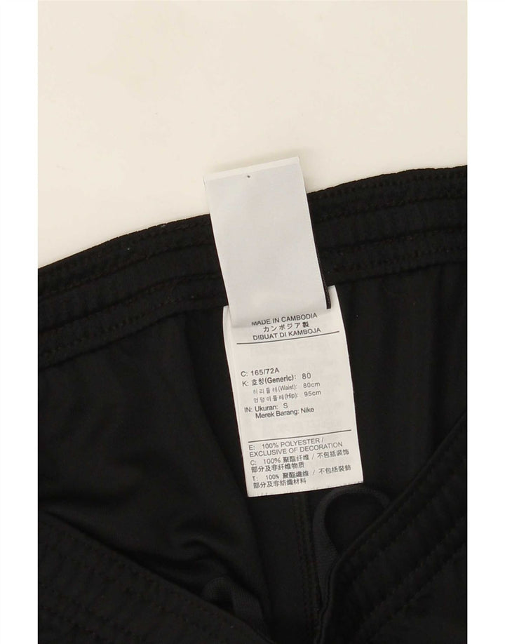 Мужские спортивные шорты Nike Dri Fit, маленькие черные полиэстер с цветными блоками