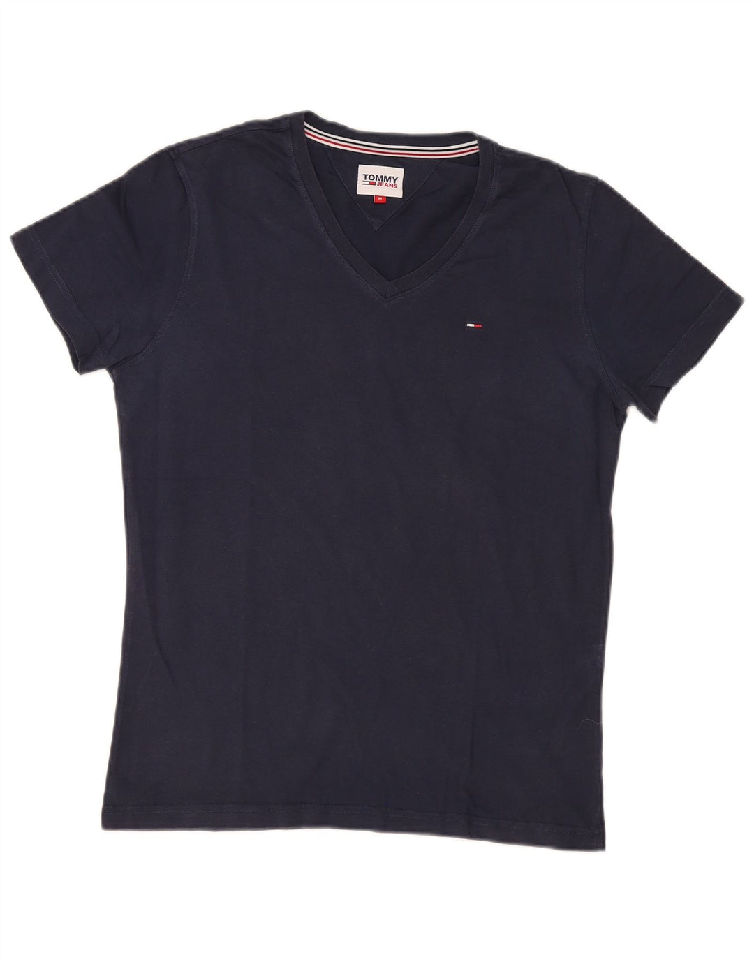 Мужская футболка Tommy Hilfiger, средний темно-синий хлопок