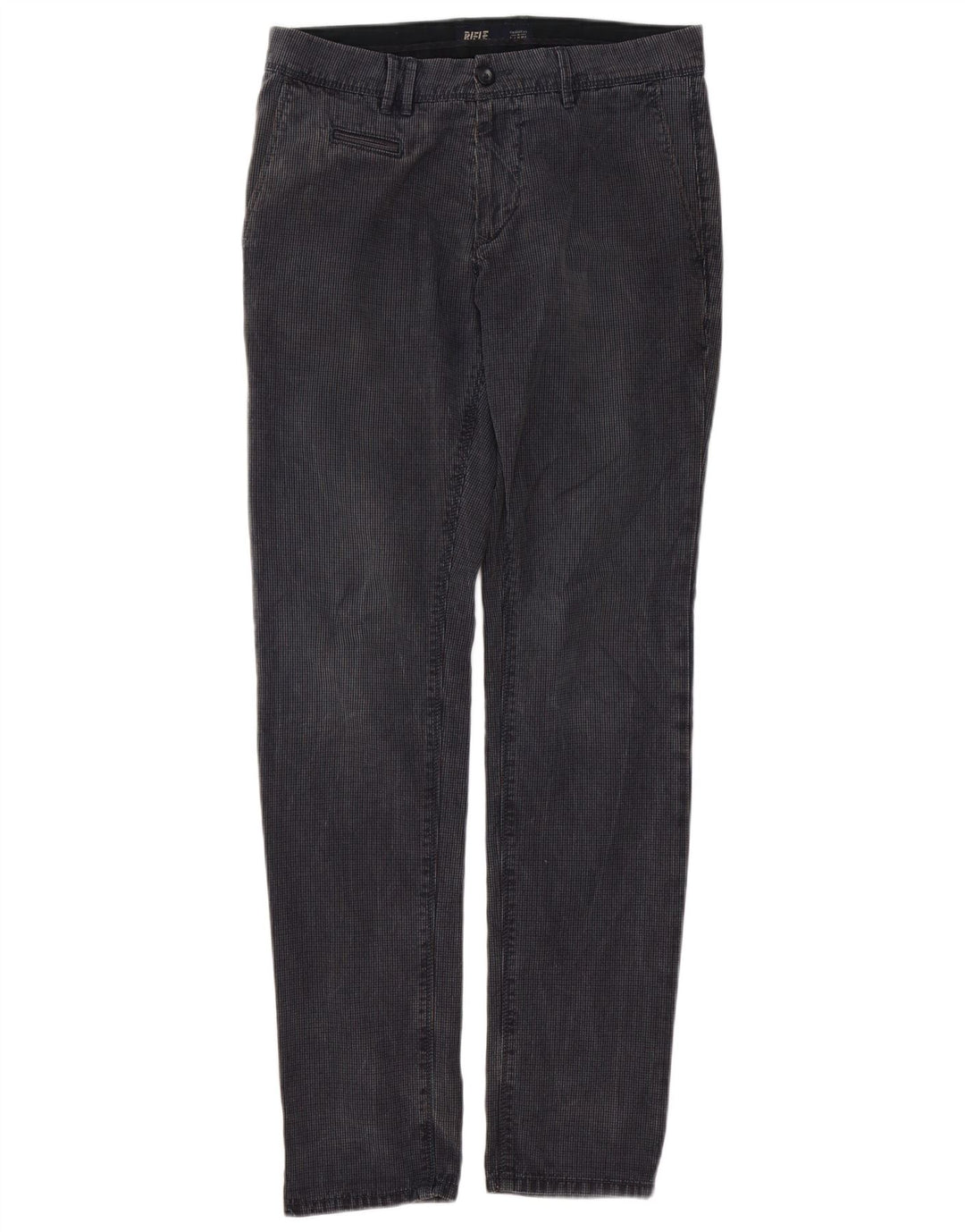 Мужские узкие брюки-чиносы Rifle W32 L33 Темно-синие в клетку