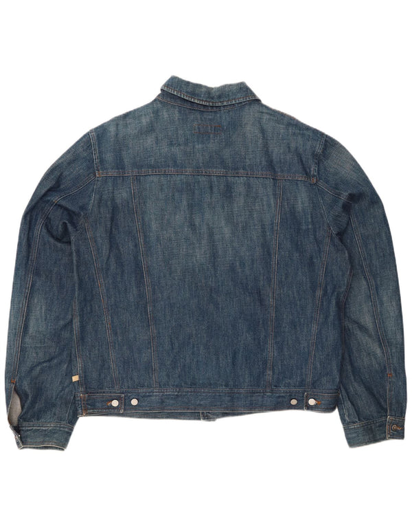 Мужская джинсовая куртка CERRUTI 1881 UK 44 2XL, синяя, хлопок