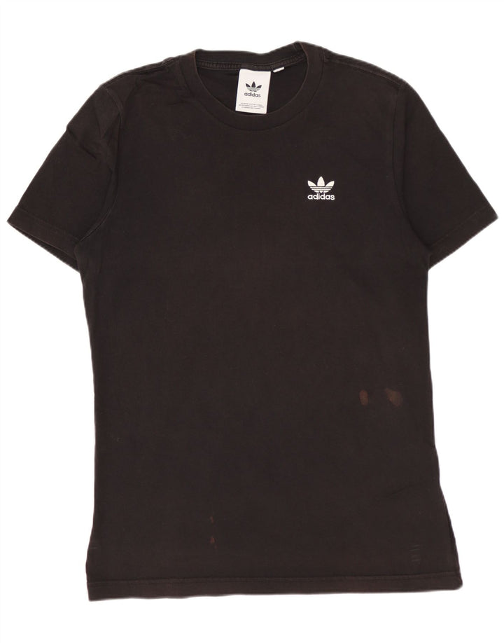 Мужская футболка ADIDAS, маленький черный хлопок