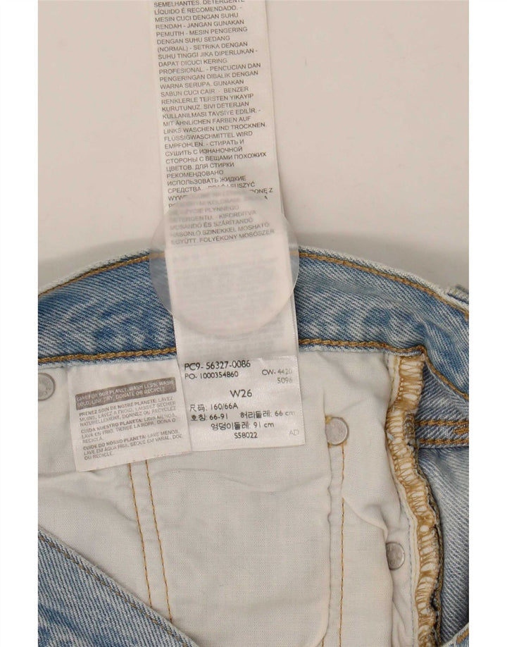 Женские джинсовые шорты Levi's 501 W26, маленькие синие, хлопок