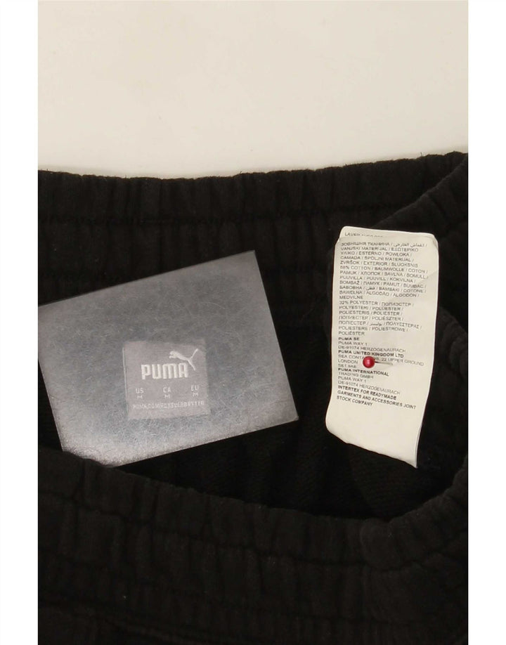 Мужские спортивные брюки Puma, джоггеры, средний черный, хлопок